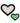 Peekaboo Glow In The Dark Hearts Pasties - Black/Glow In The Dark/Green