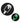 Peekaboo Glow In The Dark Ice Cream Pasties - Black/Green