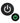 Peekaboo Glow In The Dark Power Button Pasties - Black/Green