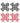 Peekaboo Off The Wall X Pasties - Black/Red