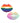 Peekaboo Pride Lips Pasties - Rainbow