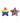 Peekaboo Pride Rainbow Glitter Stars Pasties - Rainbow