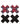 Peekaboo Schoolgirl X Pasties - Black/Red