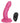 Pegasus Curved Ripple Peg Rechargeable Dildo with Remote Control - Pink - 6in