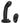 Pegasus P-Spot/G-Spot Peg Rechargeable Dildo with Remote Control - Black - 6in