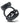 Performance Vs8 Silicone Double Cock and Ball Strap - Black