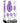Petite Tickler Rechargeable Silicone Triple Stimulating Mini Vibrator with Remote Control - Lavender/Purple