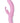 Playboy Rub Me Right Rechargeable Silicone Thrusting G-Spot Rabbit Vibrator - Pink