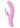 Playboy Rub Me Right Rechargeable Silicone Thrusting G-Spot Rabbit Vibrator - Pink