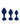 Playboy Tall Trainer Silicone Anal Kit - Blue/Navy - 3 Piece
