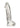 Pleasure Crystals Glass Dildo with Balls - Clear - 7.1in