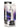 Pleasure Crystals Glass Dildo with Silicone Base - Black/Clear - 6.5in