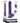 Pleasure Rider Rechargeable Silicone Thrusting Vibrating Dildo - Purple