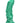Polynesian Pleasure Idols Mala Ma'ona Earth Idol Rechargeable Silicone Vibrating Dildo with Remote Control - Green