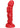 Polynesian Pleasure Idols Ula' Make Fire Idol Rechargeable Silicone Vibrating Dildo with Remote Control - Red