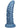 Polynesian Pleasure Idols Wai Lealea Water Idol Rechargeable Silicone Vibrating Dildo with Remote Control - Blue
