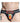 Popper Jock 3d Rubber Huffer Jock - Black/Red - Small