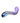Prisms Vibra-Glass 10x Pari Duel End Wavy Rechargeable Silicone/Glass Vibrating Dildo - Purple