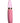 Prisms Vibra-Glass 10x Rose Dual End Rechargeable Silicone/Glass Vibrating Dildo - Pink