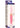 Prisms Vibra-Glass 10x Rose Dual End Rechargeable Silicone/Glass Vibrating Dildo - Pink