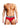 Prowler Red/White Brief - Red/White - XLarge