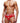 Prowler Reindeer Brief - Black/Red - XSmall
