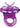 Purrfect Pets Buzzy Butterfly Silicone Stimulator with Vibrating Bullet - Purple