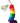 Rainbow Dicky Chug Sports Bottle - Multicolor - 16 Ounces