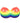 Rainbow Jumbo Boobie Candle - Jasmine Scented - Multicolor