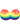 Rainbow Jumbo Boobie Candle - Jasmine Scented - Multicolor