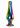 Rainbow Metal Anal Plug - Metal/Multicolor - Medium