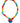 Rainbow Pecker Candy Necklace - Multicolor