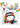 Rainbow Pecker Candy Necklace - Multicolor