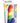 Rainbow Pecker Party Candle - Multicolor - 7.5 Inch