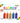 Rainbow Pecker Party Candles - Assorted Colors - 5 Each Per Pack