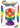 Rainbow Pecker Party Ring Toss - Multicolor