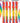 Rainbow Pecker Straws - Multicolor - 10 Each Per Pack