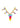 Rainbow Pecker Whistle Necklace - Multicolor