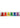 Rainbow Shot Glass Set (6