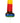Rainbow Sweet and Sour Jumbo Gummy Pecker - Multicolor