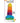 Rainbow Sweet and Sour Jumbo Gummy Pecker - Multicolor
