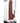 Real Supple Girthy Poseable Dildo with Balls - Chocolate - 8.5in