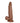 Realcocks Dual Layered #5 Bendable Dildo Thin Tip - Brown/Caramel - 8in