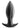 Renegade Bomba Silicone Anal Plug - Black - Large