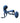 Renegade Gladiator Rechargeable Silicone Vibrating Penis Harness with Remote Control - Blue