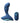 Renegade Mach 2 Rechargeable Silicone Vibrating Prostate Stimulator with Remote Control - Blue