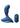 Renegade Mach 2 Rechargeable Silicone Vibrating Prostate Stimulator with Remote Control - Blue