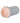 Ribbed Gripper Dual Density Textured Masturbator - Pussy - Ivory/Vanilla