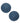 Ride 'Em Premium Denim Collection Round Pasties - Blue