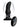 Rimmers Model M Rechargeable Silicone Curved Rimming Plug with Remote Control - Black